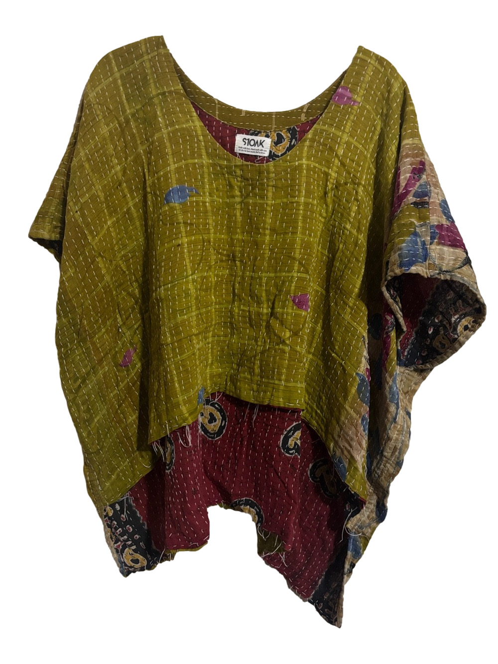 She’s 1 Oak Kantha Reversible Hi Lo Top